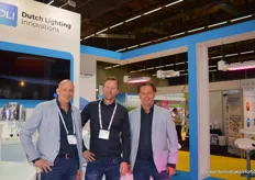 Robert Jansen, Peter Lansbergen and Martin van Ginkel (Dutch Lighting Innovations): “Greetings to your colleague Annet.”